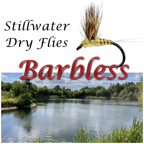 Barbless Stillwater Dry Flies